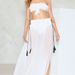 Nasty Gal top and skirt set